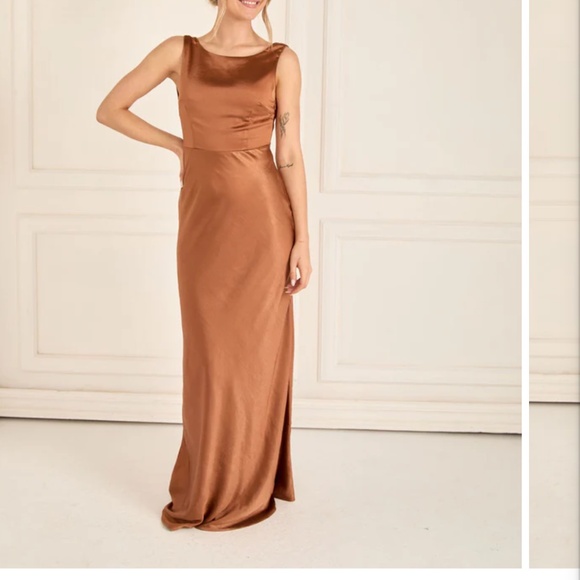 NEW! Six Stories Satin Formal Dress - Picture 2 of 6